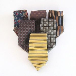 Designer necktie lot Tommy Hilfiger, Oleg Cassini, Calvin Klein, Kenneth Cole